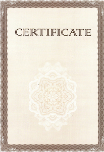 Сертификат 1