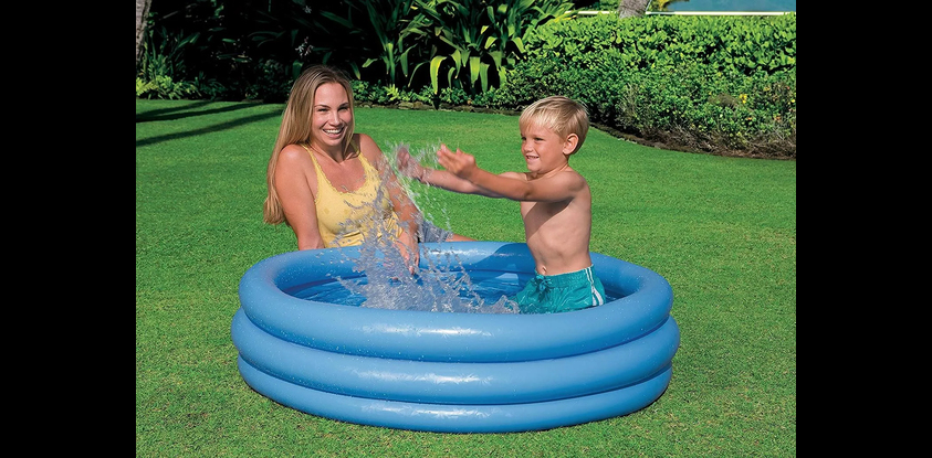 Детский надувной бассейн Intex Crystal Blue 114х25 (59416)