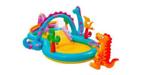 Надувной игровой центр с бассейном Intex Динолэнд (57135)