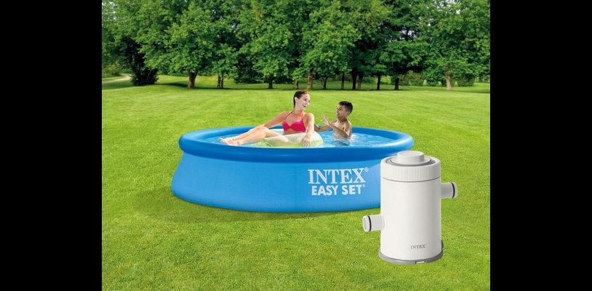Надувной бассейн Intex Easy Set 244x61 (28108) + фильтр-насос