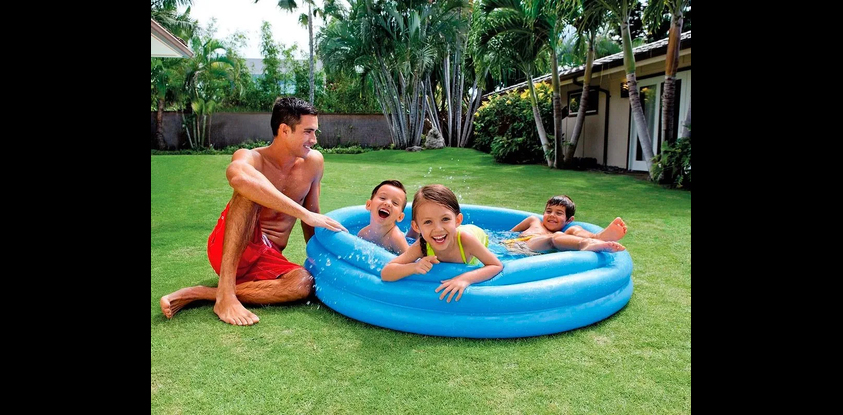 Детский надувной бассейн Intex Crystal Blue 147х33 (58426)