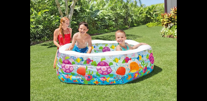 Детский надувной бассейн Intex Ocean Reef 191х178х61 (56493)